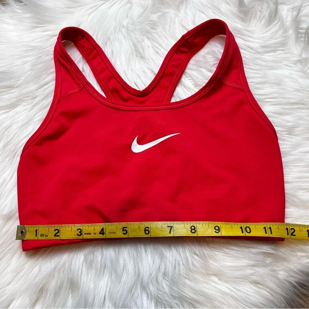 Nike Dri Fit Classic Red Sports Bra. Size S EUC